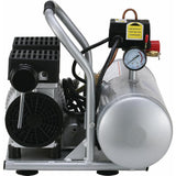 2.0 Gal. 1.0 HP Portable Electric Ultra Quiet, Oil-Free and Aluminum Air Tank Air Compressor with Nail Gun Kit - Super Arbor