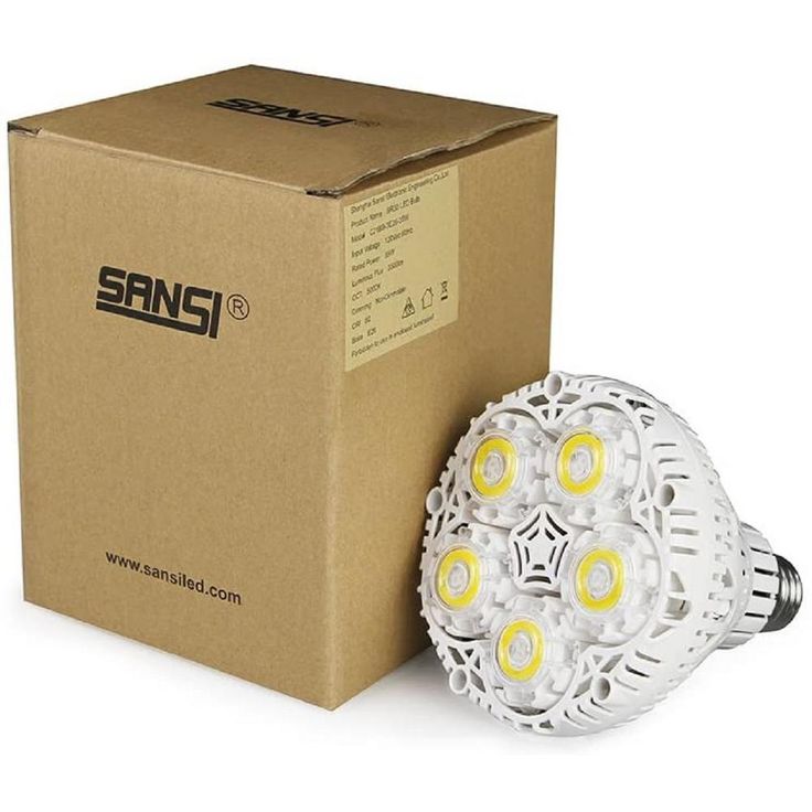 SANSI 300-Watt Equivalent 4000 Lumens 1-Light BR30 Non-Dimmable LED Light Bulb in Daylight 5000K
