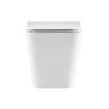 0.8/1.28 GPF Concorde Wall Hung Square Dual Flush Elongated Toilet Bowl in White