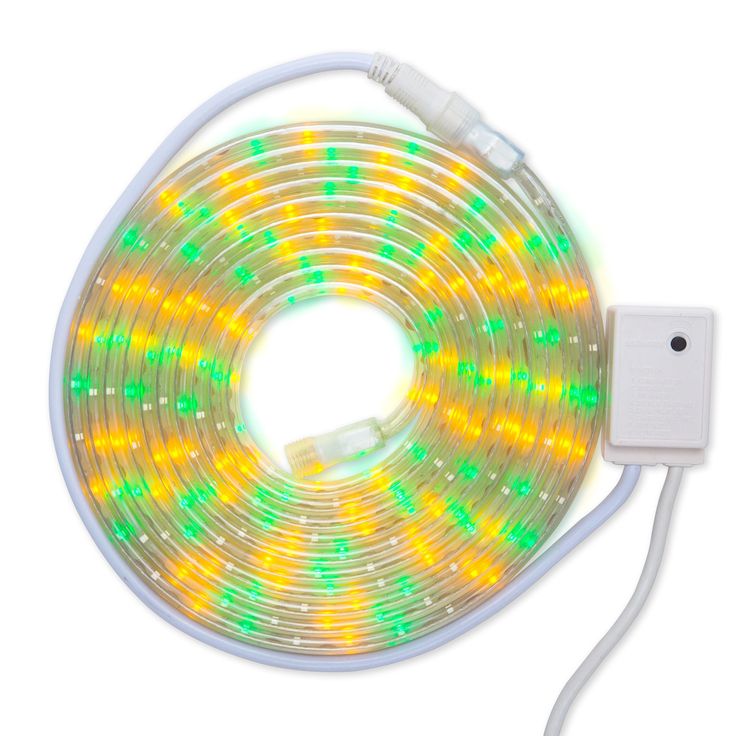 GE StayBright 216-Light 19.6-ft Multicolor Integrated LED Christmas Tape Lights