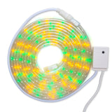 GE StayBright 216-Light 19.6-ft Multicolor Integrated LED Christmas Tape Lights