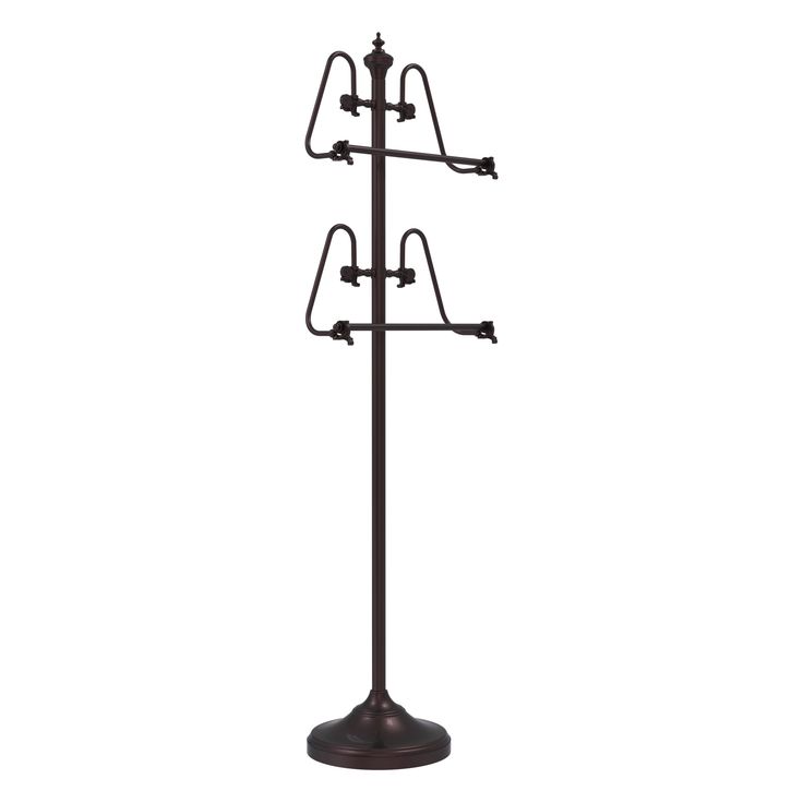 Allied Brass Foor Standing 49-in Towel Stand in Brushed Bronze