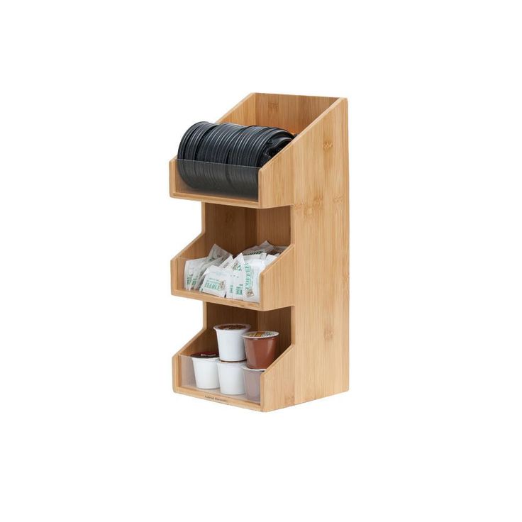 Goldie 3-Tier Bamboo Condiment Organizer