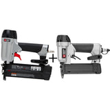 18-Gauge Pneumatic Brad Nailer Kit with Bonus 23-Gauge 1-3/8 in. Pin Nailer - Super Arbor