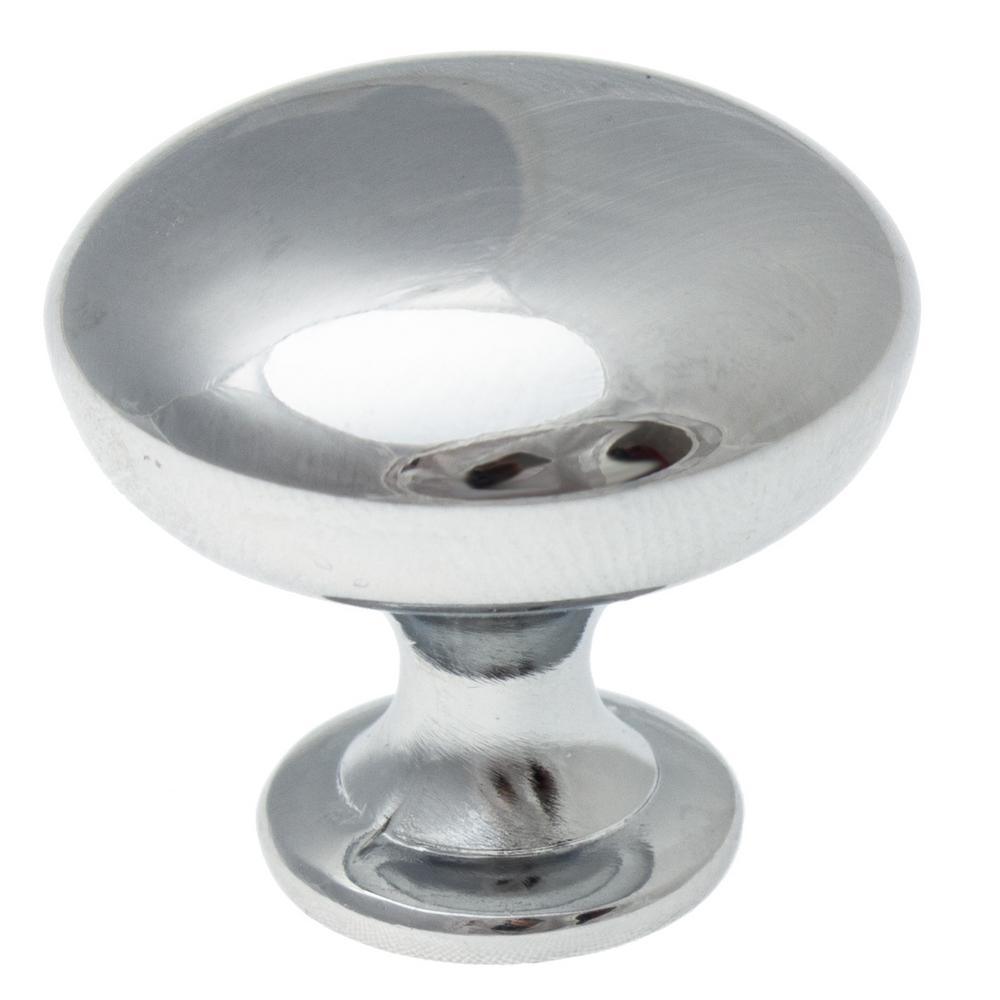 1-1/8 in. Dia Satin Gold Classic Round Cabinet Knobs (10-Pack) - Super Arbor