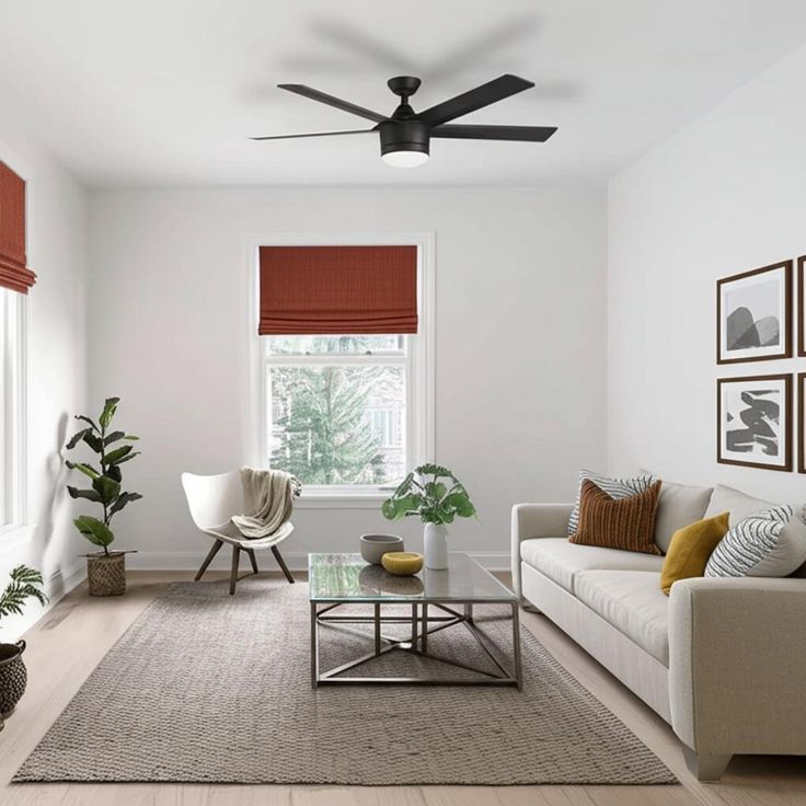 Home Decorators Collection Merwry 52 in. Matte Black Ceiling Fan with LED Light and Remote