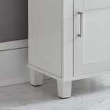 Shaker Style 16 in. W x 12 in. D x 29.9 in. H Floor Cabinet in White - Super Arbor