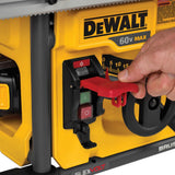 FLEXVOLT 60-Volt MAX Lithium-Ion Cordless Brushless 8-1/4 in. Table Saw (Tool-Only)