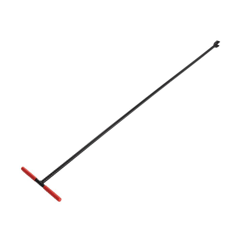 5 ft. Solid Steel Water Meter Valve Key with Grips - Super Arbor