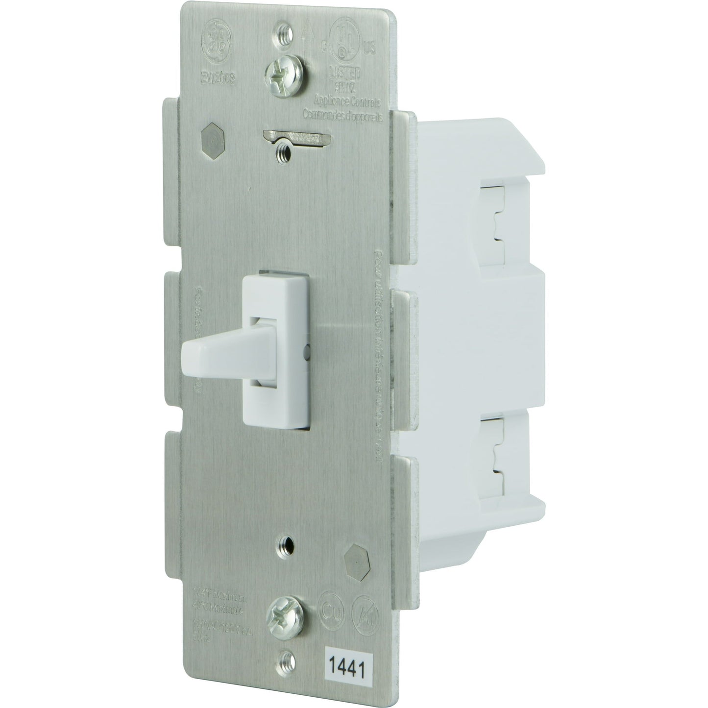 GE Z-Wave/ZigBee/Bluetooth Add-On 3-Way Toggle Light Switch, White, 12728