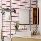 DIY Set 20x10cm Mosaic Kitchen Tile Stickers Bathroom Self-Adhesive Decor Waterproof