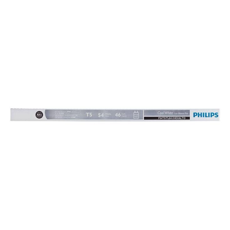 54-Watt 46 in. High Output Linear T5 Fluorescent Tube Light Bulb, Cool White (4100K) (1-Bulb)
