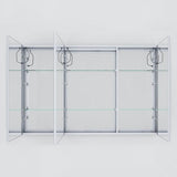 Lesina 48 in. W. x 36 in. H. Recessed or Surface-Mount LED Medicine Cabinet with Defogger