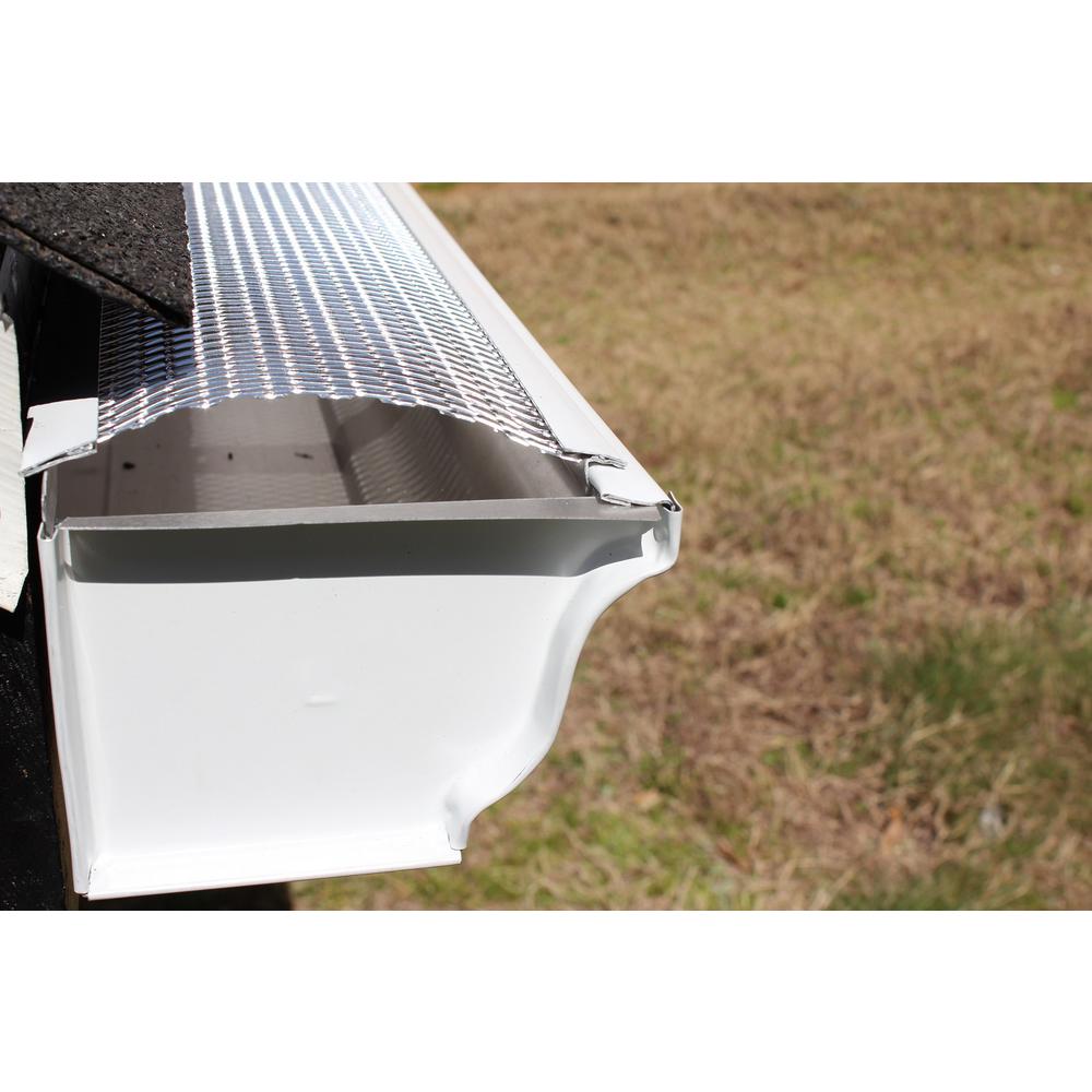 5 in. x 4 ft. Armour Screen Lock-On Gutter Guard (25/Pro-Pack) - Super Arbor