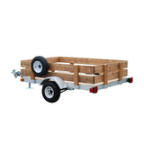 Galvanized 4 ft. x 8 ft. Kit Trailer - Super Arbor