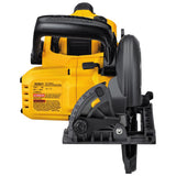 FLEXVOLT 60-Volt MAX Lithium-Ion Cordless Brushless 7-1/4 in. Wormdrive Style Circ Saw w/ Battery 3Ah, Charger and Bag - Super Arbor