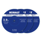 Kobalt 3-Pack 4-in High-Speed Steel Circular Saw Blade Set