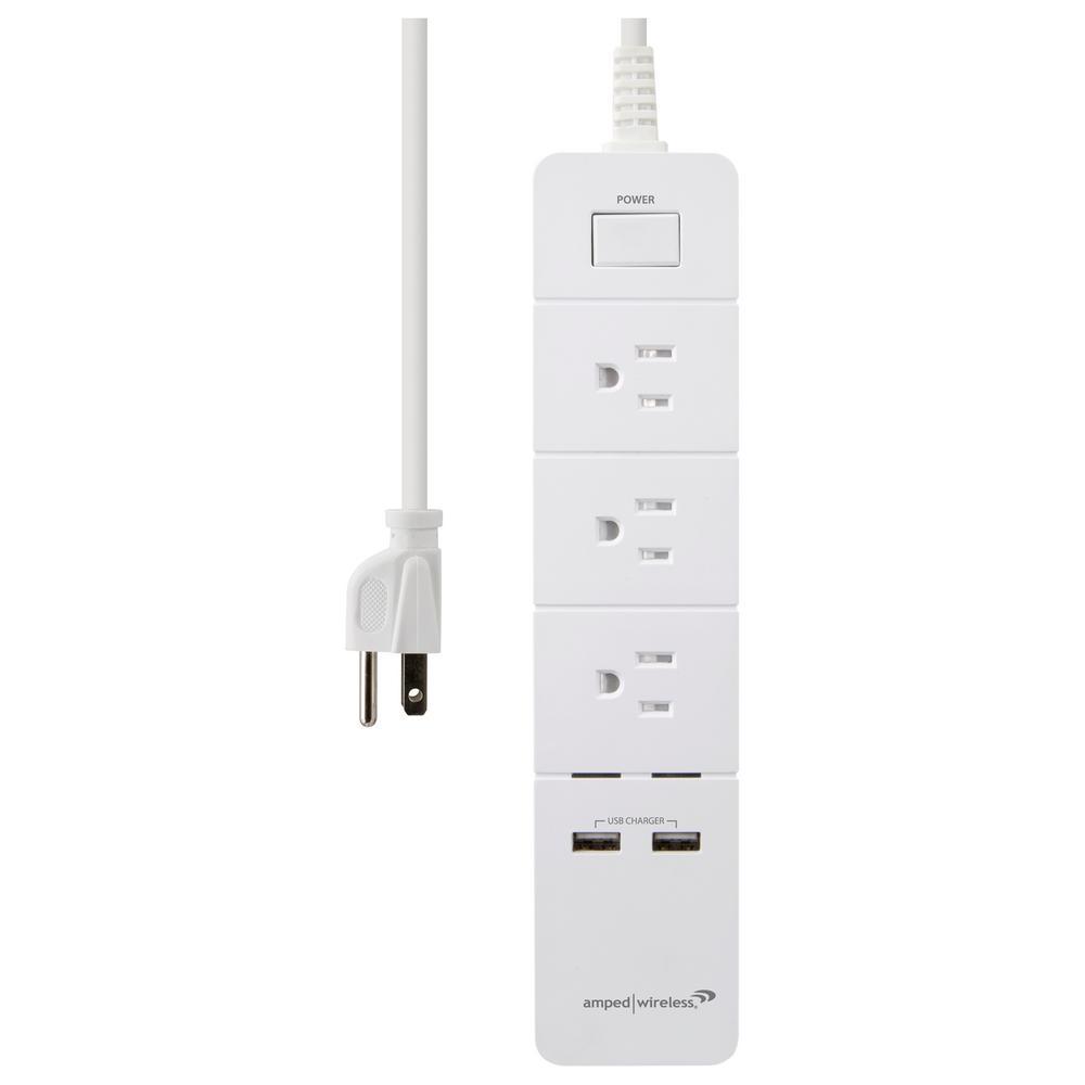 3-Outlet/2 USB Ports Wi-Fi Alexa Enabled Power Strip - Super Arbor