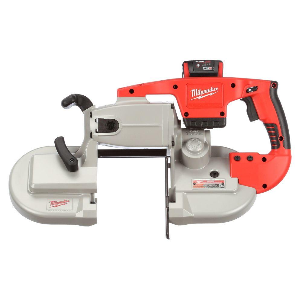 M28 28-Volt Lithium-Ion Cordless Band Saw Kit w/(1) 3.0Ah Battery, Charger, Hard Case - Super Arbor