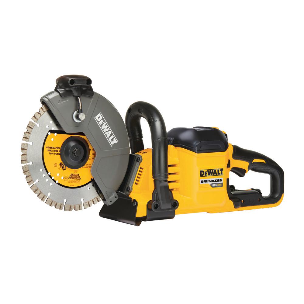 FlexVolt 60-Volt Max Lithium-Ion 9 in. Cordless Brushless Cutoff Saw (Tool-Only) - Super Arbor
