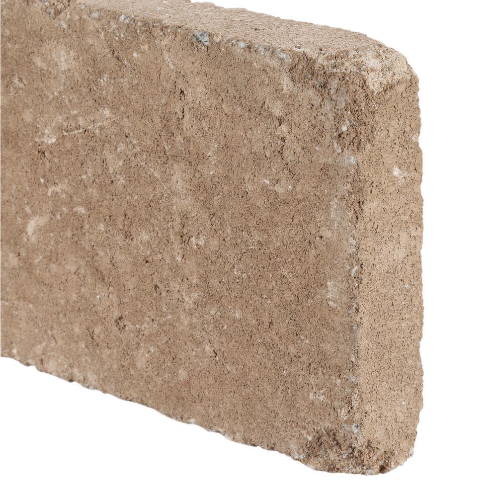 RumbleStone Rec 10.5 in. x 7 in. x 1.75 in. Cafe Concrete Paver - Super Arbor