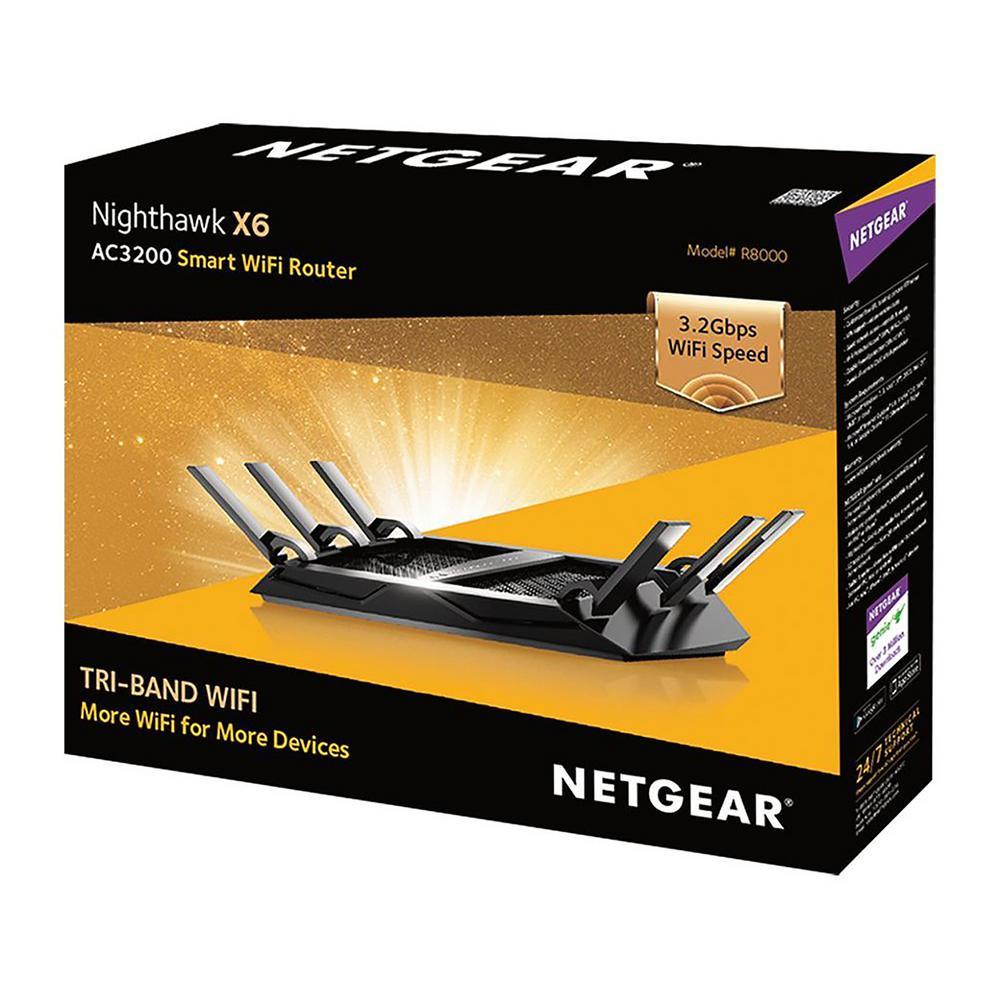 Nighthawk AC3200 Tri-Band Gigabit WiFi Router - Super Arbor