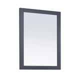 30.00 in. W x 22.00 in. H Framed Rectangular  Bathroom Vanity Mirror in Midnight Blue