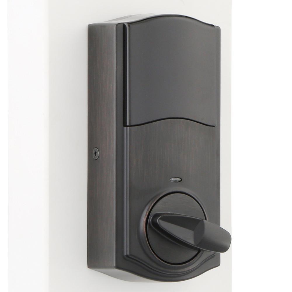 Z-Wave SmartCode 916 Touchscreen Venetian Bronze Single Cylinder Electronic Deadbolt Featuring SmartKey Security - Super Arbor