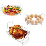 Ovate 9.5 Qt. Stainless Steel Oval Electric Pressure Cooker with 6-Accessories and 50-Recipes