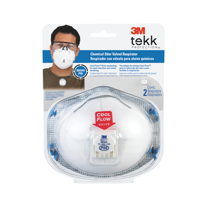 3M 2-Pack Disposable All-Purpose Valved Safety Mask