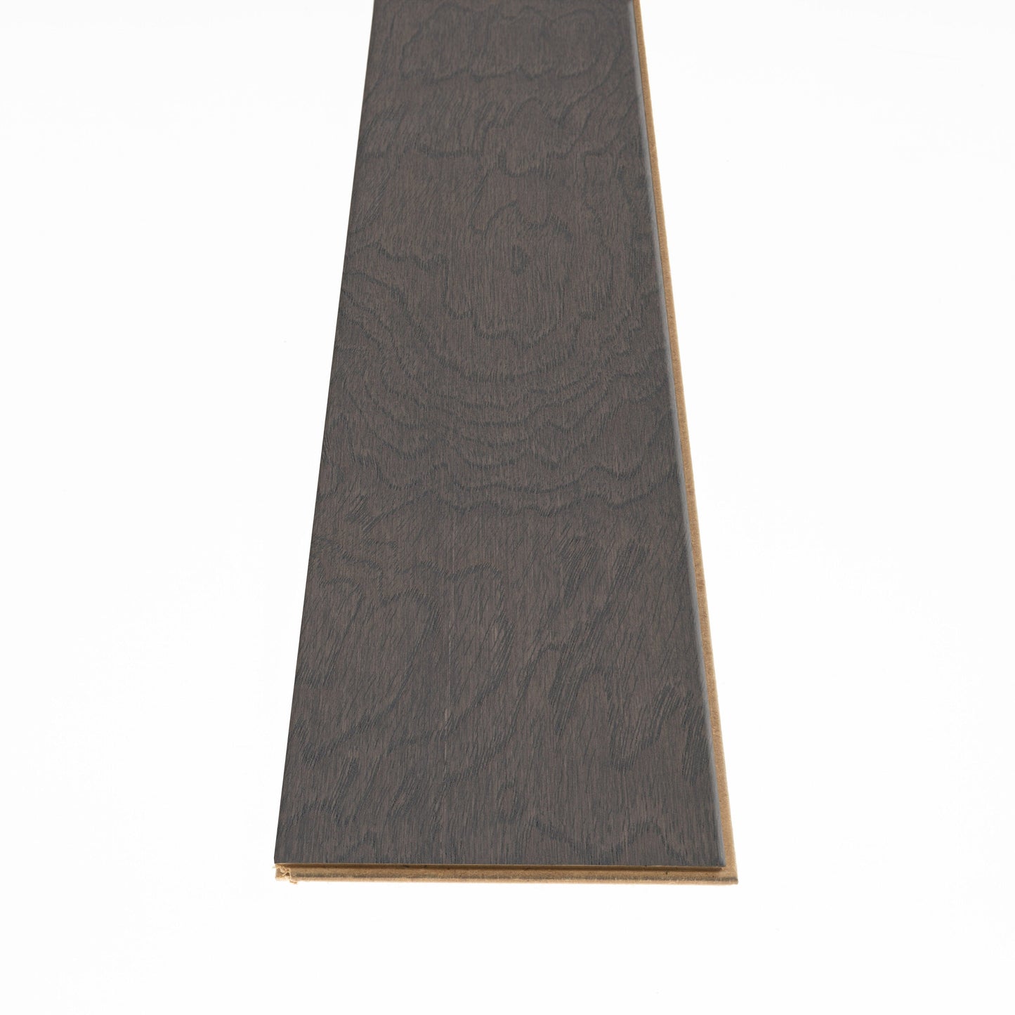 Shaw Hickory Boulder hardwood flooring — detail view