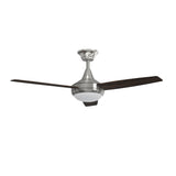 Harbor Breeze Beach Creek 52-in Brushed Nickel LED Indoor Ceiling Fan with Light Kit and Remote (3-Blade)