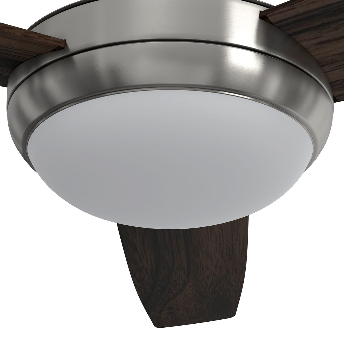 Harbor Breeze Beach Creek 52-in Brushed Nickel LED Indoor Ceiling Fan with Remote (3-Blade)
