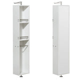 Wyndham Collection Amare 13.75-in W x 73-in H x 15-in D Gray Oak MDF Wall-mount Linen Cabinet
