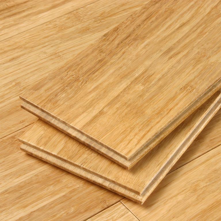 CALI BAMBOO Natural 9/16 in. T x 5.39 in. W x 72 in. L Solid Wide T&G Bamboo Flooring, 27.01 sq. ft./Carton