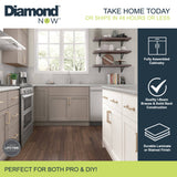 Diamond NOW Wintucket 12-in W x 35-in H x 23.75-in D TrueColor Cloud Door and Drawer Base Stock Cabinet