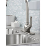 Barossa with Response Touchless Technology Single-Handle Pull-Down Sprayer Kitchen Faucet in Vibrant Stainless - Super Arbor