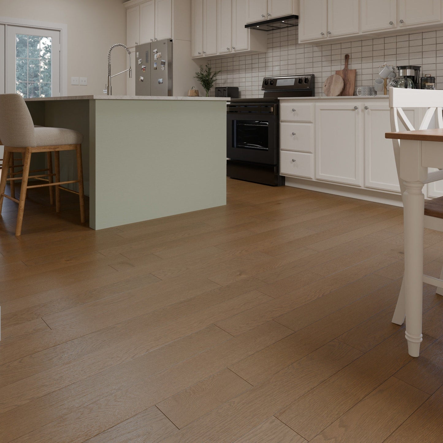 Shaw Oak Umber hardwood flooring — view 13