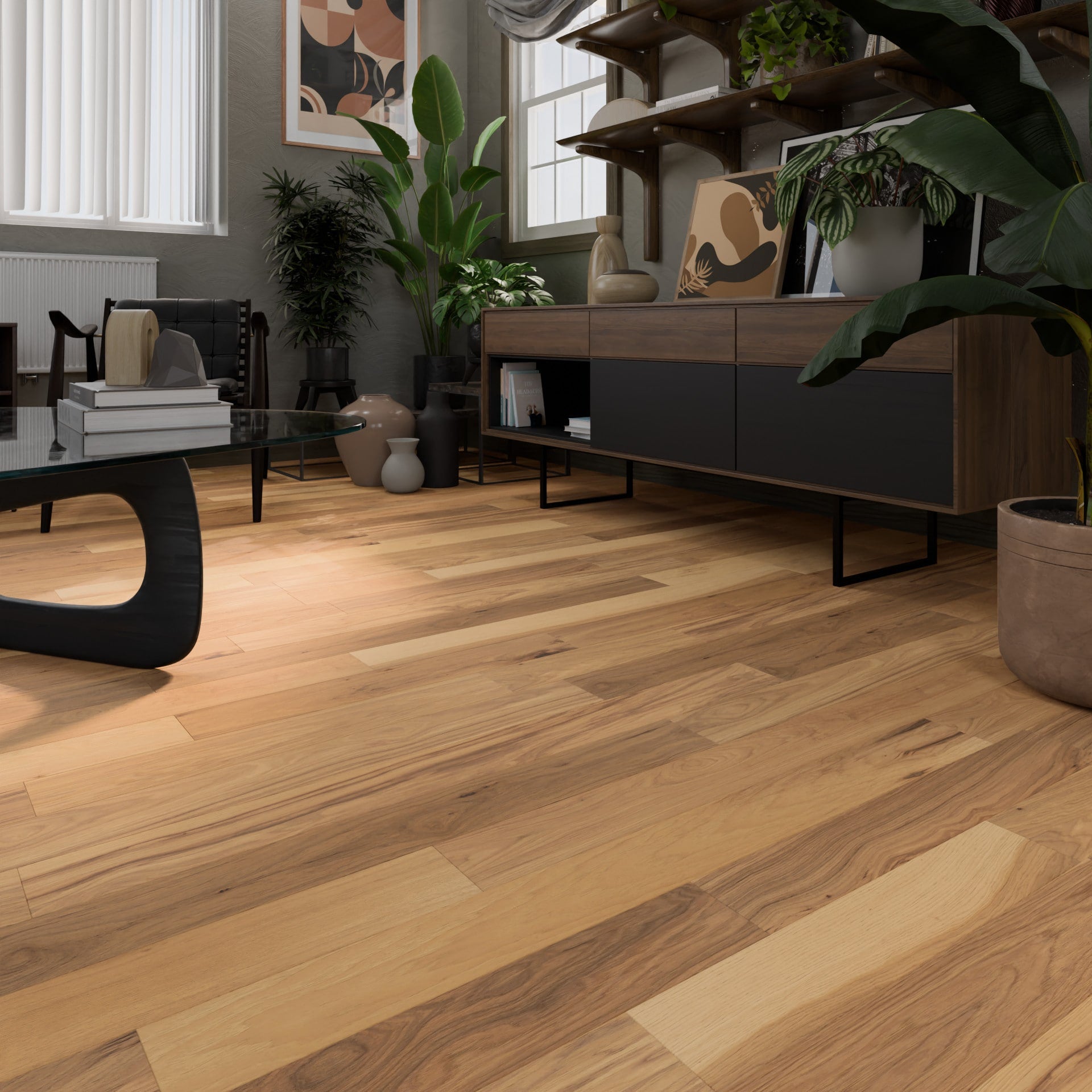 Shaw Hickory Wheat hardwood flooring — view 13
