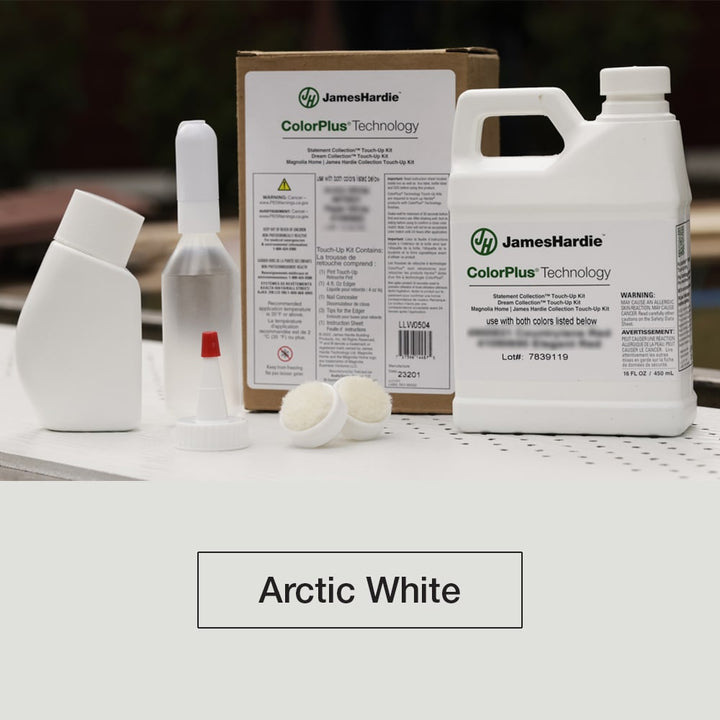 James Hardie ColorPlus Touch-Up Paint Kit – Arctic White, 16 fl oz