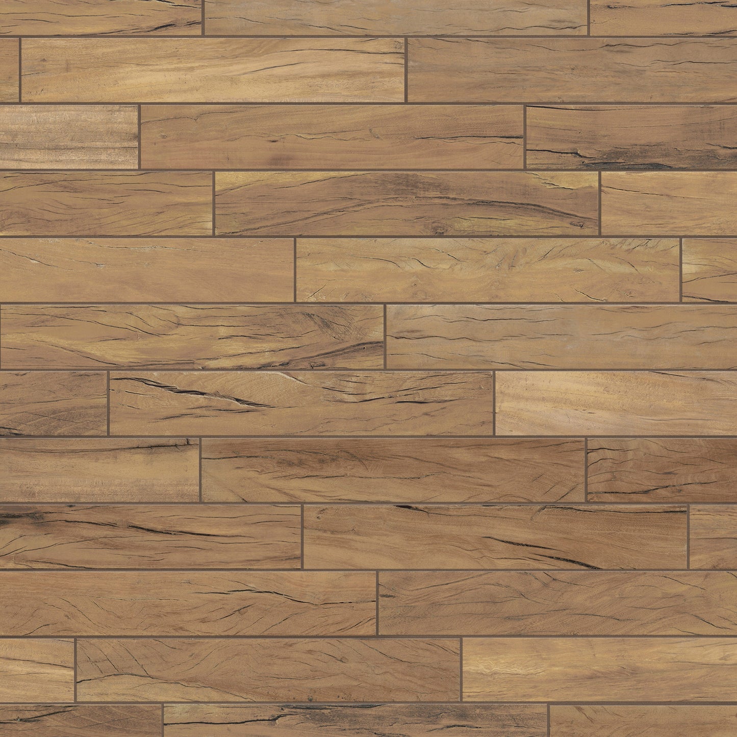 Affinity Tile Kings Forest Natural 3-in x 18-in Matte Ceramic Wood look Floor and Wall Tile product image