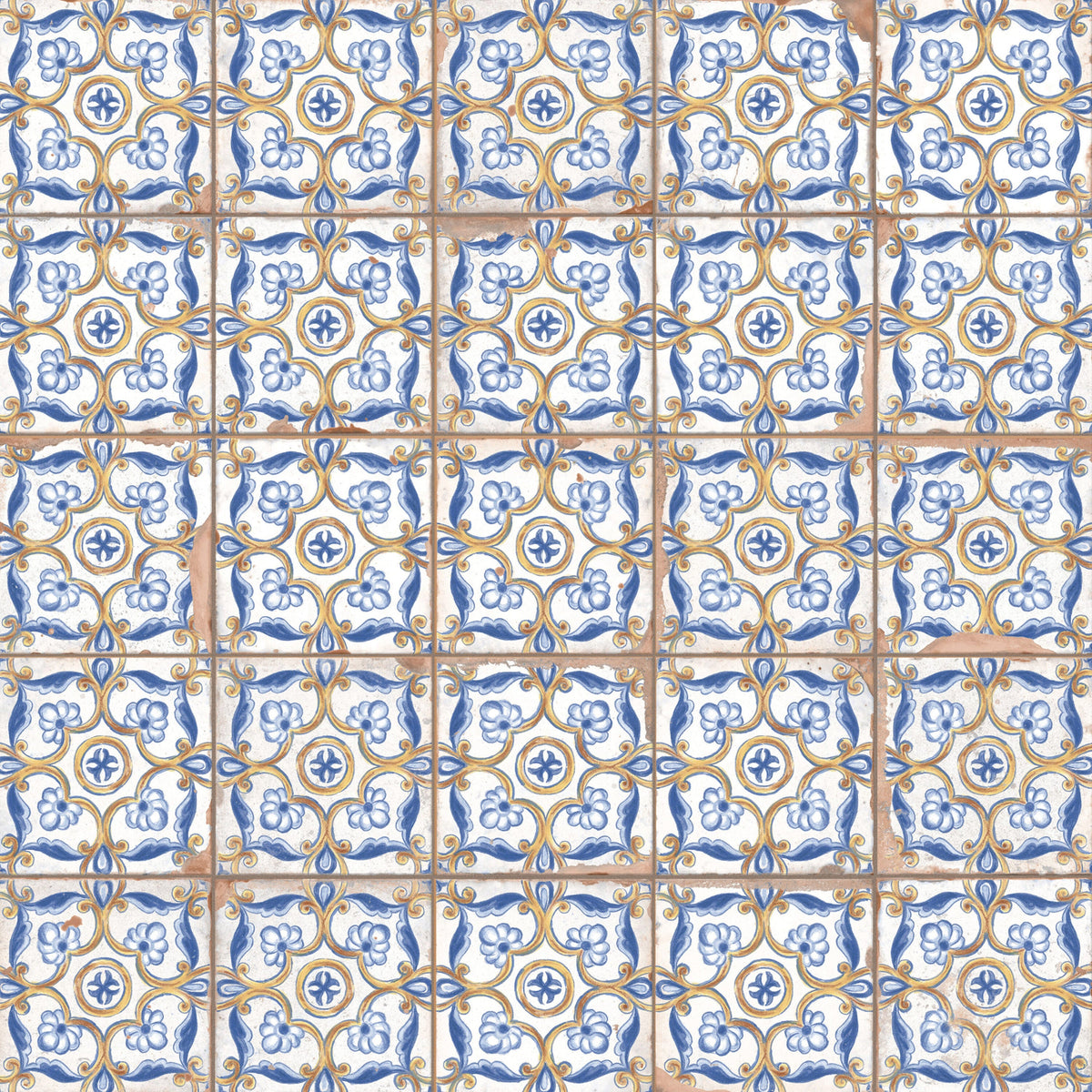 Affinity Tile Kings Campania Atrani 13-in x 13-in Multi-finish Ceramic Patterned Floor and Wall Tile product image