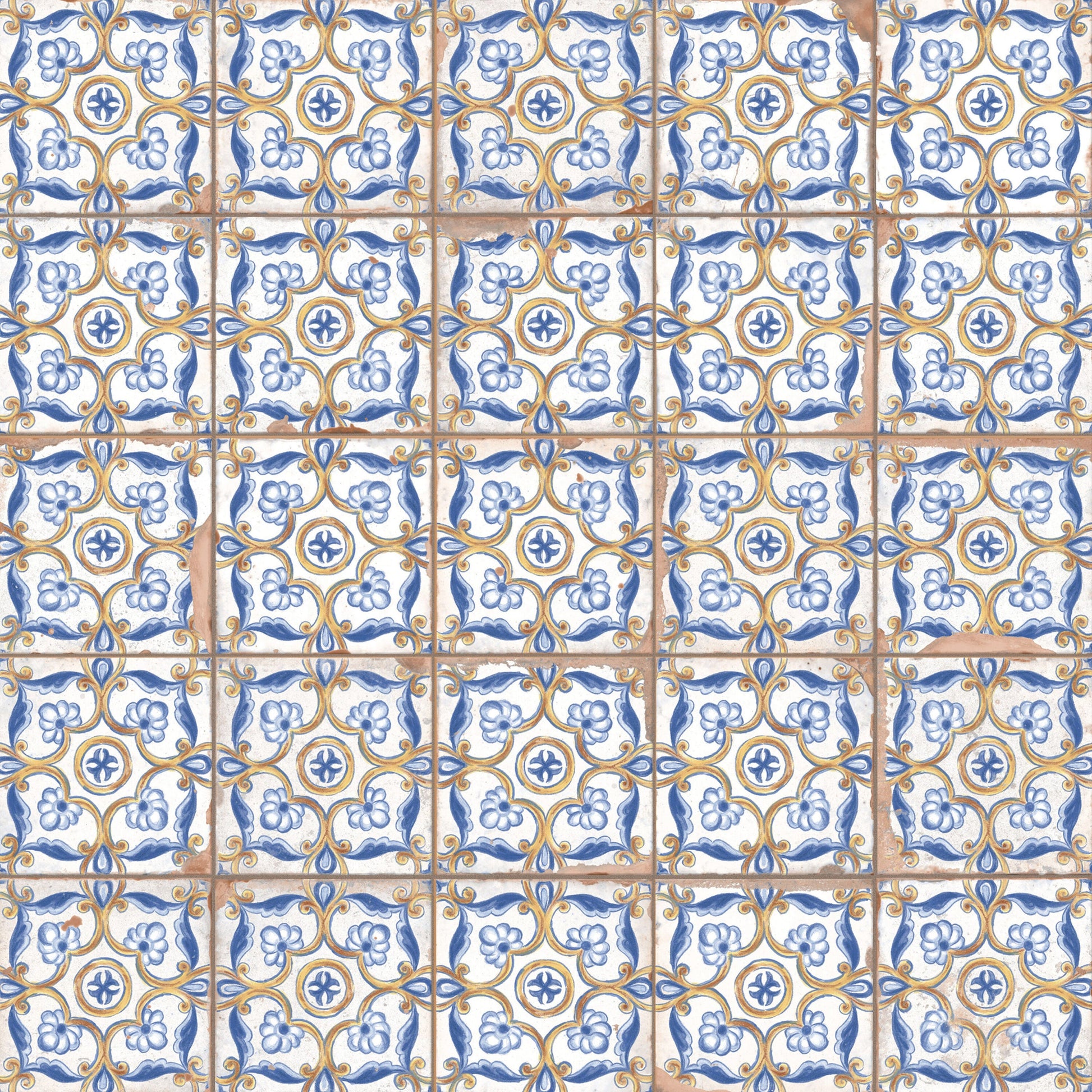 Affinity Tile Kings Campania Atrani 13-in x 13-in Multi-finish Ceramic Patterned Floor and Wall Tile product image