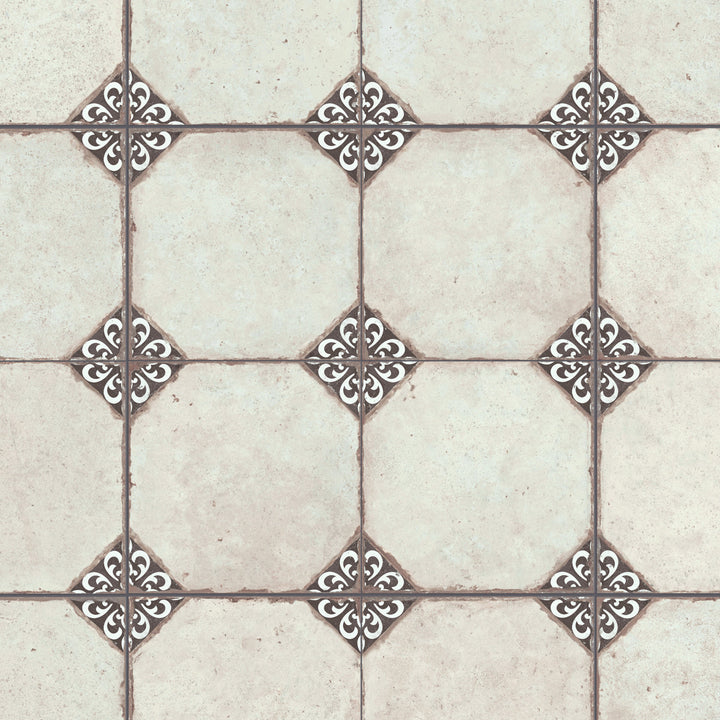 Affinity Tile Kings Field Black 18-in x 18-in Multi-finish Porcelain Patterned Floor and Wall Tile product image