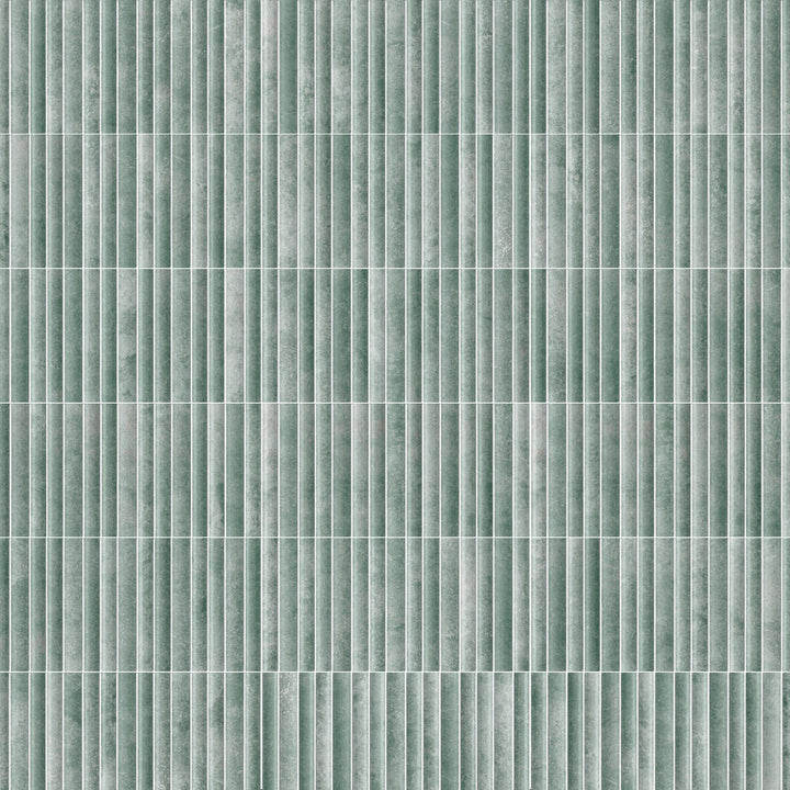 Affinity Tile Rubik Aloe 6-in x 12-in Glossy Ceramic Cement look Wall Tile product image