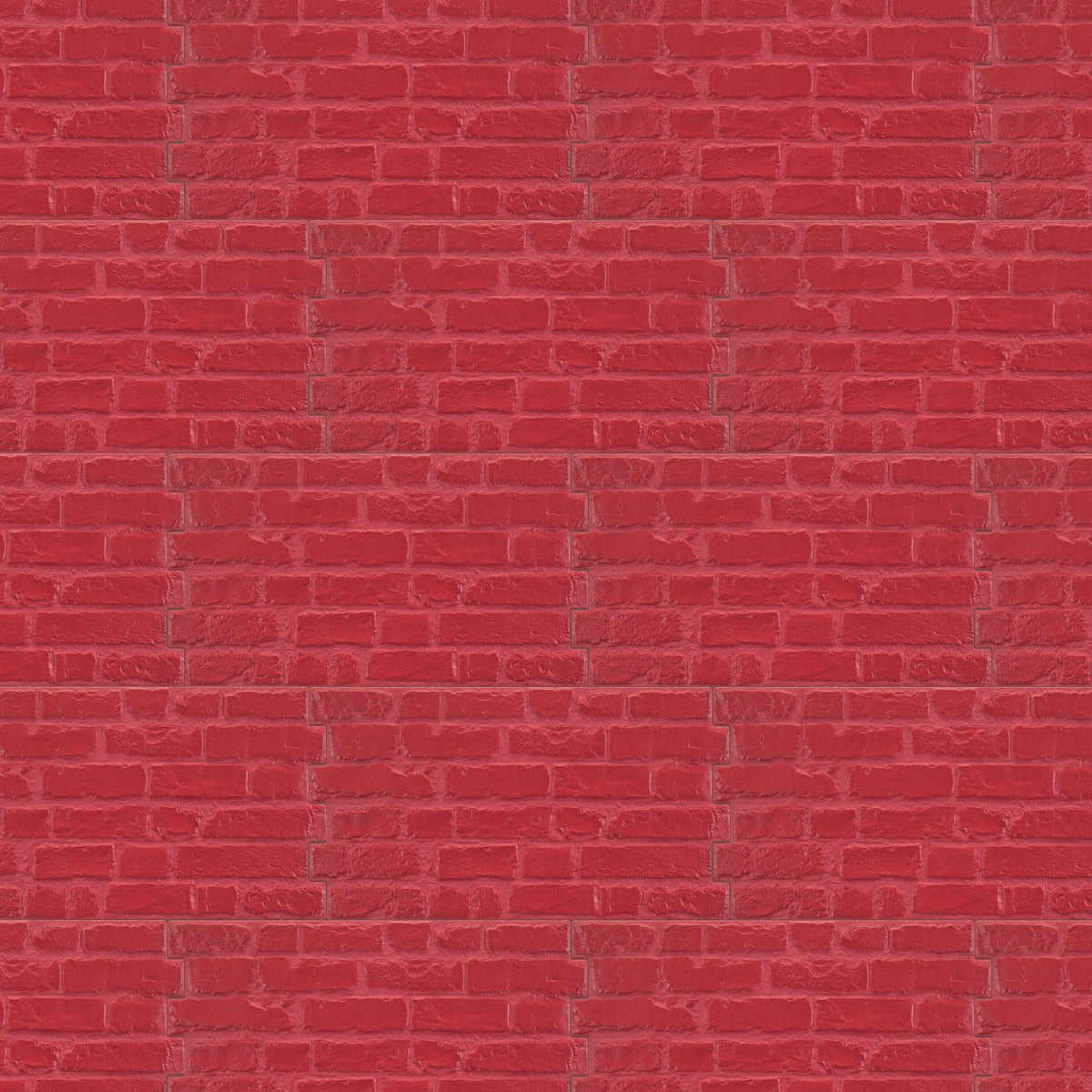 Affinity Tile Manhattan Rojo 12-in x 21-in Matte Porcelain Brick look Multi-shaped Wall Tile product image