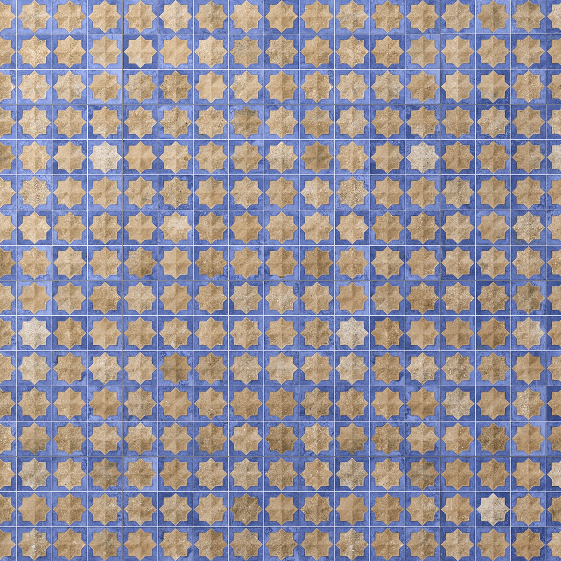 Affinity Tile Tetuan Astre Terra Cobalt 12-in x 22-in Multi-finish Porcelain Wall Tile product image