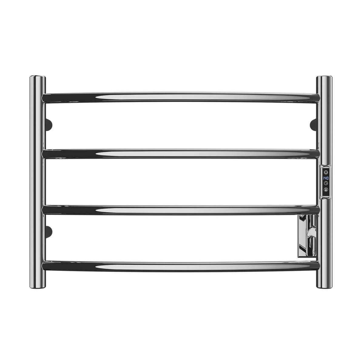 ANZZI Polished Chrome Plug-In Wall-Mount Towel Warmer, 16.5 in H x 23.5 in W x 5.5 in D