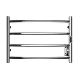 ANZZI Polished Chrome Plug-In Wall-Mount Towel Warmer, 16.5 in H x 23.5 in W x 5.5 in D