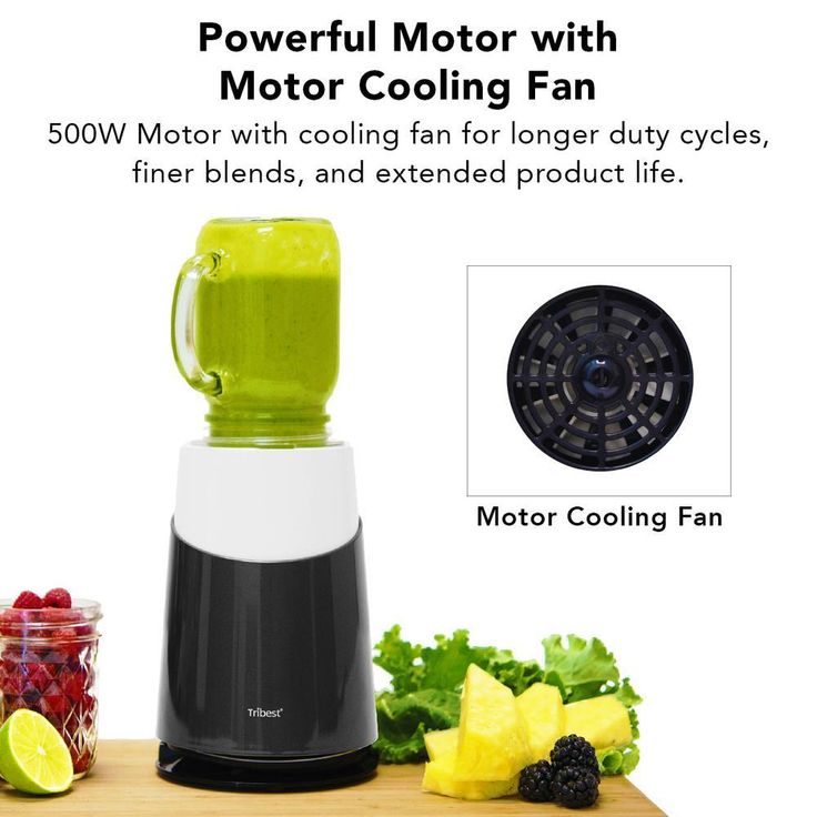 Mason Jar Ready Personal 24 oz. 1-Speed Grey Blender 2-Basic Pack